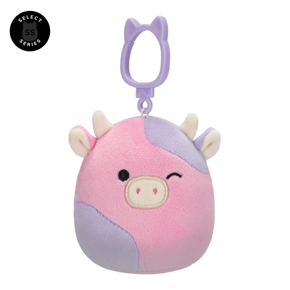 🇺🇸 NWT 3" CLIP PATTY 🐮 COW SQUISHMALLOW SELECT SERIES